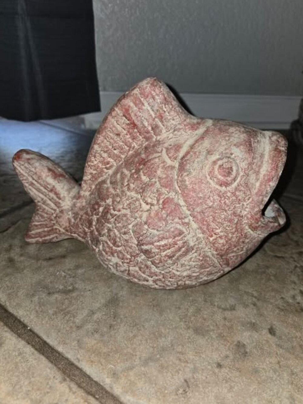 Terracotta Open Mouth Blowflish Mexico Very Detailed